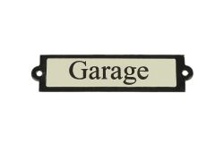 Emaillen Türschild "Garage"