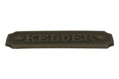 Eisen Türschild "Kelder" rechteckig 115x36mm