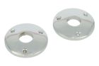 Satz Rosetten rund Chrom Øloch 15mm