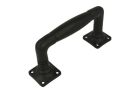 Ziehgriff "Tonnen Design" schwarz pulverbeschichtet Ebenholz