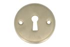 Schlüssel-Rosette rund Nickel matt. Preis pro Stück