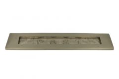 Briefschlitz Haustür 3D-Struktur "POST" Nickel matt