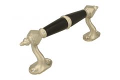 Ziehgriff 175mm Nickel matt Ebenholz (1900)