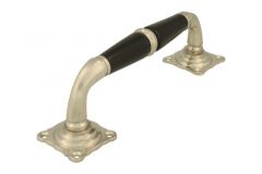 Ziehgriff 180mm elegantes Modell Nickel matt Ebenholz