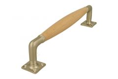 Ziehgriff 250mm Nickel matt Buchenholz