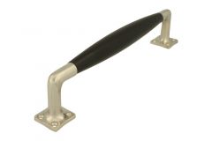 Ziehgriff schlichte Design 250mm Nickel matt Ebenholz