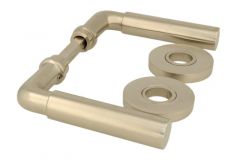 Türgriff "Frankfurter" Nickel matt Drückerpaar