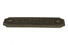 Eisen Türschild "Slaapkamer" rechteckig 115x36mm