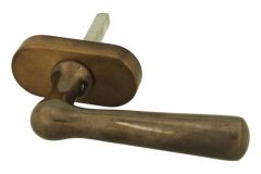 Fenstergriff Dreh/Kipp (1916) Messing patiniert