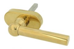 Fenstergriff "Chemin de fer" Messing poliert