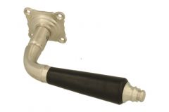 Einzelner Türgriff Nickel matt Ebenholz (1904)