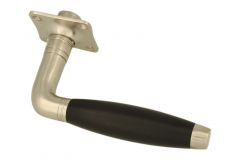 Einzelner Türgriff Nickel matt Ebenholz (1931)