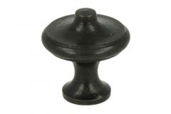 Knopf Gusseisen schwarz medium Ø 29mm H30mm