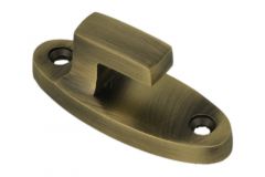 Haken Messing patiniert "Tonnen Design"
