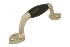 Ziehgriff 145mm Nickel matt Bakelit