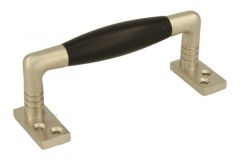 Ziehgriff 105mm Nickel matt Ebenholz
