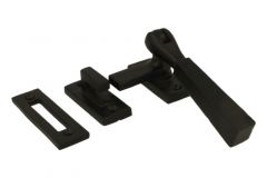 Fensterverschluss schwarz Gusseisen 120x45mm kippbar möglich