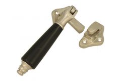 Kippbar Fensterverschluss Rechts. Nickel matt Bakelit (1915)