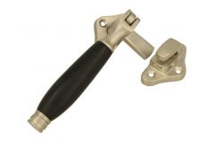 Kippbar Fensterverschluss Nickel matt mit Bakelit