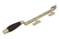 Fensterfeststeller Nickel matt Ebenholz 315mm
