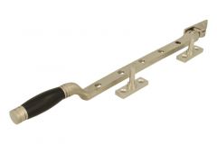 Fensterfeststeller Nickel matt Ebenholz 300mm