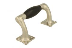Schiebefenster Griff 115mm Nickel matt Ebenholz