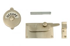 Libre-Occupé Verschluss 92×52mm Nickel matt