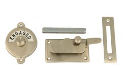 Vacant-Engaged WC-Verschluss Nickel matt 70×39mm