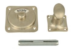 Libre-Occupé WC-Verschluss Nickel matt