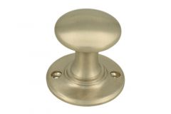 Knopf Ø40mm Rosette Ø50mm Nickel gebürstet