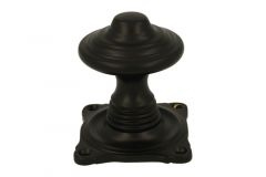 Haustürknopf Messing schwarz pulverbeschichtet (1895)