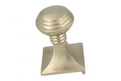 Haustürknopf Nickel matt. Schraube von innen