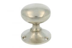 Haustürknopf rund Nickel matt
