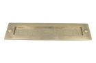 Briefschlitz Haustür "BRIEVEN" Nickel matt 30er Jahre