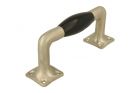 Ziehgriff schlichte Design 130mm Nickel matt Bakelit