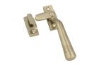 Fensterverschluss Nickel matt komplet mit Haken. Links