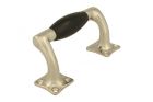 Schiebefenster Griff 115mm Nickel matt Ebenholz
