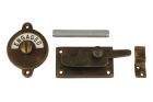 Vacant-Engaged WC-Verschluss 70×39mm Messing patiniert