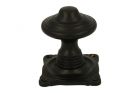 Haustürknopf Messing schwarz pulverbeschichtet (1895)