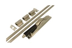 Treibriegel Nickel matt Ebenholz (1895)