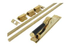 Treibriegel Messing poliert Ebenholz (1918)