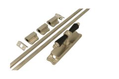 Basküleverschluss Nickel matt Ebenholz (1900)