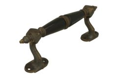 Ziehgriff 175mm Messing patiniert Bakelit (1900)