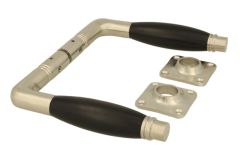 Türgriff Nickel matt Ebenholz Drückerpaar (1928)