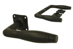 Türgriff schwarz pulverbeschichtet schlichte Design