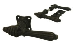 Türgriff Gusseisen Hände Motiv Drückerpaar