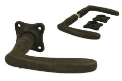 Türgriff schlichte Design Gusseisen Drückerpaar