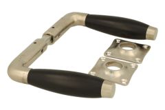 Türgriff Nickel matt Ebenholz Drückerpaar (1932)