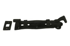 Türschieber groß schwarz pulverbeschichtet Gusseisen