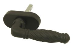 Fenstergriff Gusseisen schwarz pulverbeschichtet